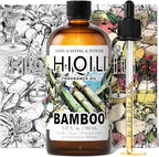 HIQILI Bamboo Fragrance Oil for Scent Diffuser, Idea for Candle & Soap Making, DIY Room Air Fresheners, New Car Scent - 5.07 Fl Oz
