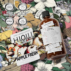HIQILI Apple Fresh Fragrance Oil for Home Diffuser, Candles, Soaps, Bath Bombs & Perfume Making, Long-Lasting Fruity Scent - 5.07 Fl Oz