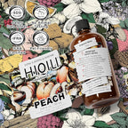 HIQILI Peach Fragrance Oil for Home Diffuser, DIY Candle, Linen & Room Freshener Spray Making, Juicy Fruit Scents - 5.07 Fl Oz