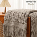 #6 Super Bulky Blanket Yarn for Crocheting - 4 Skeins(Each 10.5oz/300g, 220yds/201m), Chunky Chenille Thick Plush Big Soft Yarn for Crocheting Knitting Blankets, Khaki