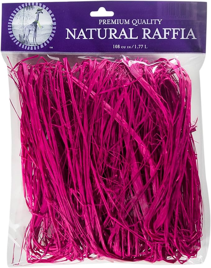 SuperMoss (30015) Raffia, Hot Pink, 2oz