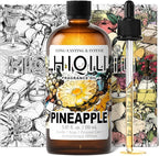 HIQILI Pineapple Fragrance Oil for Diffuser, Soaps, Bath Bombs, Candles Making, Bright Scents for Home, Car & Office - 5.07 Fl Oz