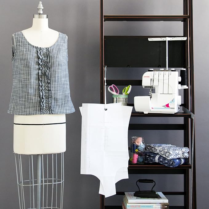 Janome MOD-8933 Serger with Lay-In Threading, 3 and 4 Thread Convertible with Differential Feed WHITE