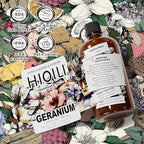 HIQILI Geranium Fragrance Oil for Home Diffuser, Relaxation, Essential Oil for Candle & Soap Making, Long-Lasting Scents, Car Freshies - 5.07 Fl Oz