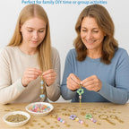 ValorTiger DIYJewelry Making, 364 PCS Bag Charm Set with 156 Charms, 150 Jump Rings, 25 Extender Chains, 20 Keychains, 10 Crimp Tubes, 3-Inch Beading Wire, Support Ring & Jewelry Pliers(for Parents)