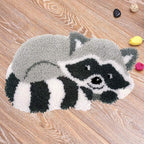 kingsea Latch Hook Kits DIY Crochet Needlework Crafts Color Printed Rug Cover Cushion Carpet, Latch Hook Kits for Adults Teen Home Decoration - 20"X 15"