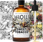 HIQILI Sweet Tobacco Fragrance Oil for Home Essential Oil Diffuser, Candle, Soap, Perfume & Body Scrubs Making, Rich Scent - 5.07 Fl Oz