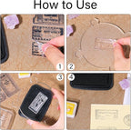 GLOBLELAND Vintage Travel Tickets Clear Stamps for Cards Making Retro Journey Postage Clear Stamp Seals 5.83x8.27inch Transparent Stamps for DIY Scrapbooking Photo Album Journal Home Decoration