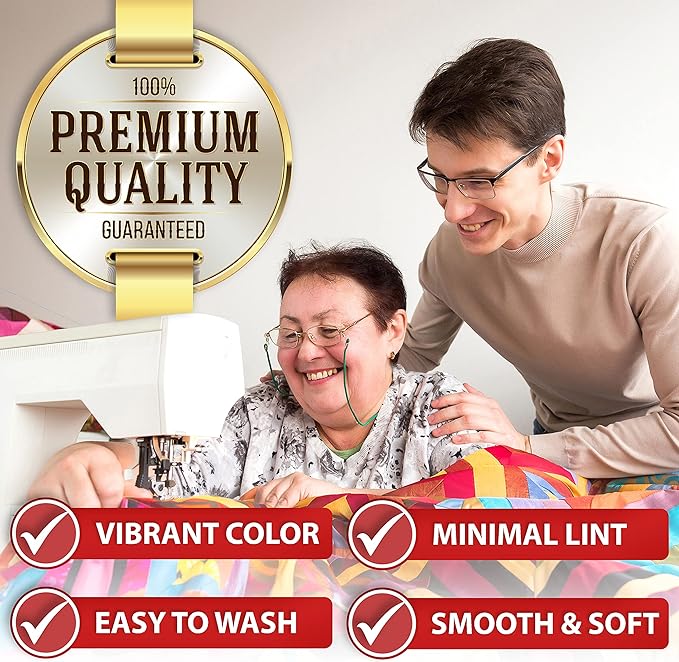 Mandala Crafts Silver Thread Cones for Machine and Hand Quilting - 2400 Yds 50 WT Multiple Purpose Mercerized 100% Cotton Threads for Sewing Machine Serger Embroidery