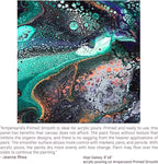 Ampersand Art Supply Wood Gesso Artist Painting Panel: Primed Smooth, 6" x 6", 1/8" Flat Profile