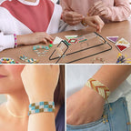 PP OPOUNT Value Bead Loom Kit, 11343 PCS Loom Beading Supplies with Lots of Seed Beads, Complete Jewelry Making Tools and Accessories, Beading Loom Kits for Adults Jewelry Making Bracelets Belts