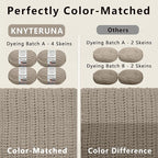 #6 Super Bulky Blanket Yarn for Crocheting - 4 Skeins(Each 10.5oz/300g, 220yds/201m), Chunky Chenille Thick Plush Big Soft Yarn for Crocheting Knitting Blankets, Beige White