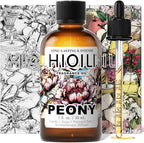 HIQILI Peony Fragrance Oil for Home Diffuser, Idea for Making Candle, Women's Perfume, Car Air Freshener, Skin & Body Care - 1 Fl Oz