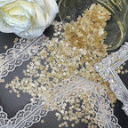 10 Grams 5mm/0.2" Glitter Gold Tiny Star Sew on Sequins Mini Hollow Star Sequins Embroidery Small Sequin with Holes DIY Loose Sequin for Sewing Dolls Jewelry Making Crafts