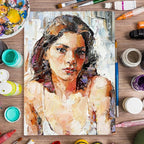 FIXSMITH Stretched White Blank Canvas - 36x48 Inch, 2 Pack,Primed Large Canvas,100% Cotton,5/8 Inch Profile of Super Value Pack for Acrylics,Oils & Other Painting Media