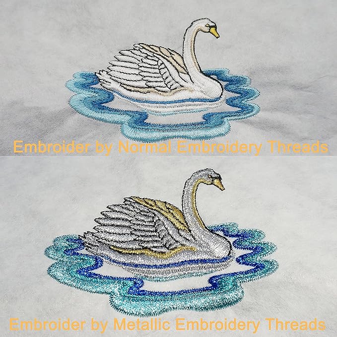 New brothread 9 Basic Colors Metallic Embroidery Machine Thread Kit 500M (550Y) Each Spool for Computerized Embroidery and Decorative Sewing