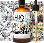 HIQILI Gardenia Fragrance Oil for DIY Candle, Soap & Perfume Making, Add to Essential Oil Diffuser, Body Wash, Long-Lasting - 5.07 Fl Oz
