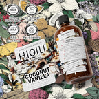 HIQILI Coconut Vanilla Fragrance Oil - for Candle Making, Soap Making, Essential Oil for Diffuser, Humidifier, Home& Hotel & Car Use - 5.07 Fl Oz