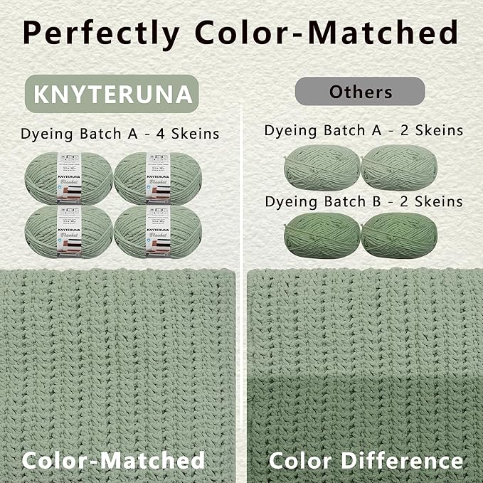 #6 Super Bulky Blanket Yarn for Crocheting - 4 Skeins(Each 10.5oz/300g, 220yds/201m), Chunky Chenille Thick Plush Big Soft Yarn for Crocheting Knitting Blankets, Lemon Lime