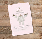 Wanderings Handmade Pink Deckled Edge Paper - Thick 300 GSM - 5x7 inches - Pack of 25 - Mixed Media Handmade Sheets - Cotton Rag Paper for Watercolor, Wedding Invitations, Baby Showers, Crafts