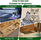 10 Pack Basswood Sheets - 12 x 12 x 1/8 Inch (3mm) Premium Plywood Sheets Unfinished Wood Boards for Crafts - Laser Cutting, Engraving, Wood Burning & Architectural Models with Smooth Surface