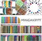 120PCS 6MM Natural Green Aventurine Beads Natural Gemstone Crystal Energy Stone Beads for Jewelry Making DIY Bracelet Necklace 2 Strand 32"