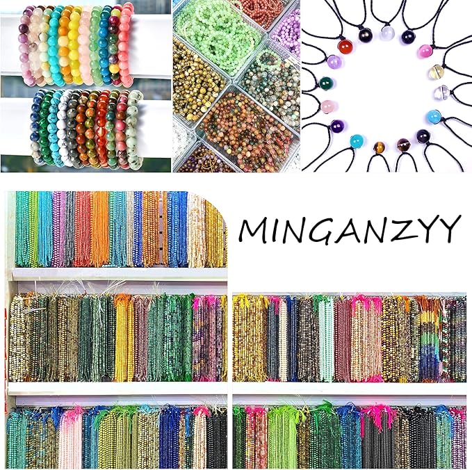 72PCS 10MM Natural Green Aventurine Beads Natural Gemstone Crystal Energy Stone Beads for Jewelry Making DIY Bracelet Necklace 2 Strand 32"