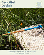 mindfulknits Premium Straight Single Pointed Beech Wood Knitting Needles – Size US 17, 12mm – 35cm Length – Knitting Supplies for Relaxation & Stress Relief (US17,12mm)