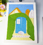 clberni Punch Needle Kit, Punch Needle Embroidery kit, Needlepoint Kits for Adults