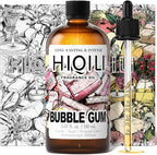 HIQILI Bubble Gum Fragrance Oil for Candle, Soap & Bath Bombs Making, Long Lasting Candy Scents, Home Diffuser Use - 5.07 Fl Oz
