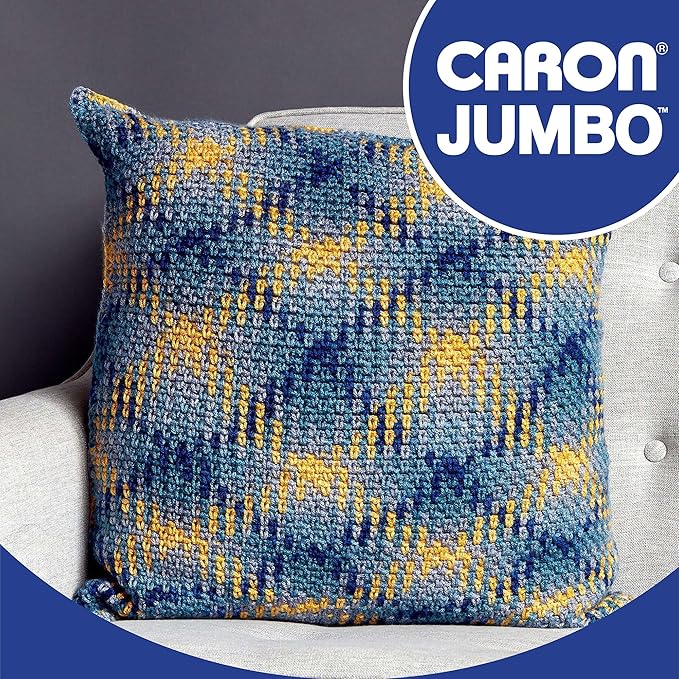 Caron Jumbo Prints Easter Basket Yarn - 2 Pack of 340g/12oz - Acrylic - 4 Medium (Worsted) - 595 Yards - Knitting/Crochet