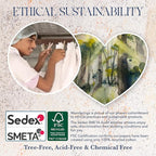 Wanderings Thick Handmade Watercolor Paper with Deckled Edge A5-5.8x8.3-500GSM Premium White Cold -Pressed Textured Mixed Media Paper Made with Recycled Cotton - 15 Loose Leaf Sheets