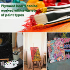 10 Pack Basswood Sheets - 12 x 12 x 1/8 Inch (3mm) Premium Plywood Sheets Unfinished Wood Boards for Crafts - Laser Cutting, Engraving, Wood Burning & Architectural Models with Smooth Surface