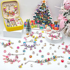 ONADEBY DIY Bracelet Kit with Beads & Charms - Friendship Jewelry Making Kit, A Perfect Birthday and Christmas Craft Gifts with Box Bag Packing (Yellow Colored)