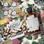 HIQILI Leather Fragrance Oil, Men's Scent, for Car Air Freshener Use, Soap, Candle, and Long-Lasting Perfume Making - 1 Fl Oz