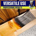 Natural-T Paint Brushes, 5-Pack, Paint Brush Set, Paint Brushes for Walls,Deck Paint for Wood，Furniture Paint,Oil Paint Set,Upgrades Household Essential Interior &Outdoor Walls.