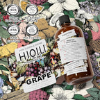 HIQILI Grape Fragrance Oil for Diffuser & Oil Burner, Fruity Scents for Making Candles, Hand Soap, Air Freshener, Long Lasting - 5.07 Fl Oz