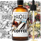 HIQILI Coffee Fragrance Oil for Scent Diffuser & Humidifier, Perfect for Candle, Soap, Perfume Making, New Car & Home - 5.07 Fl Oz
